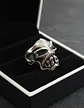 Anillo Cráneo Skull Militar Soldado Acero Inoxidable Hombre - Miniatura 12