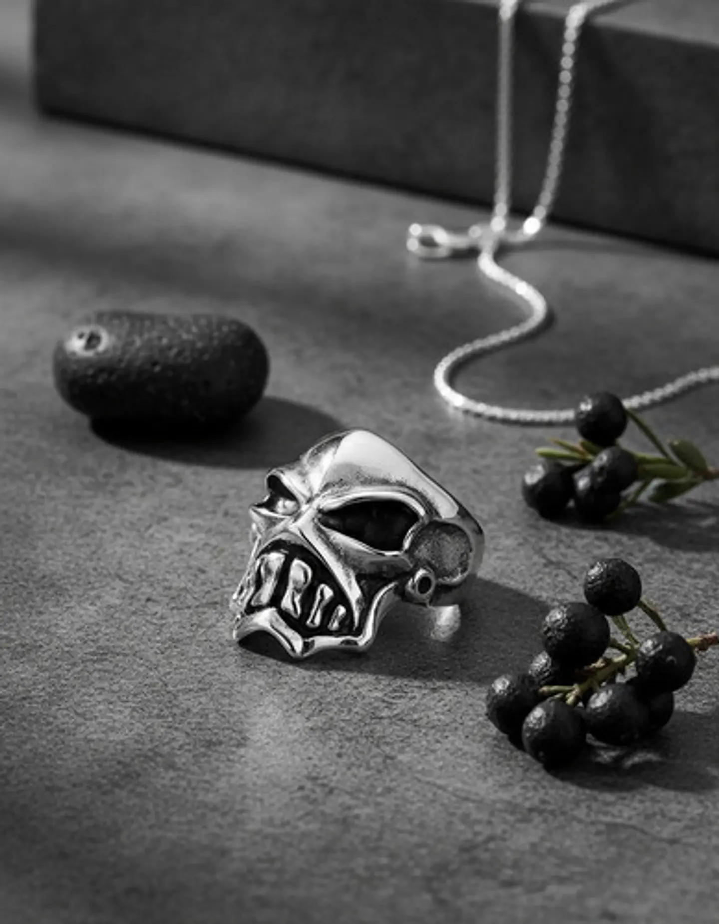Anillo Cráneo Skull Militar Soldado Acero Inoxidable Hombre 13