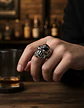 Anillo Cráneo Skull Militar Soldado Acero Inoxidable Hombre - Miniatura 17