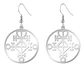 Aretes Pendientes Color Plata Amor Acero Inoxidable Mujer - Miniatura 1