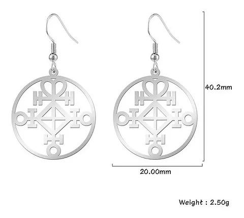 Aretes Pendientes Color Plata Amor Acero Inoxidable Mujer