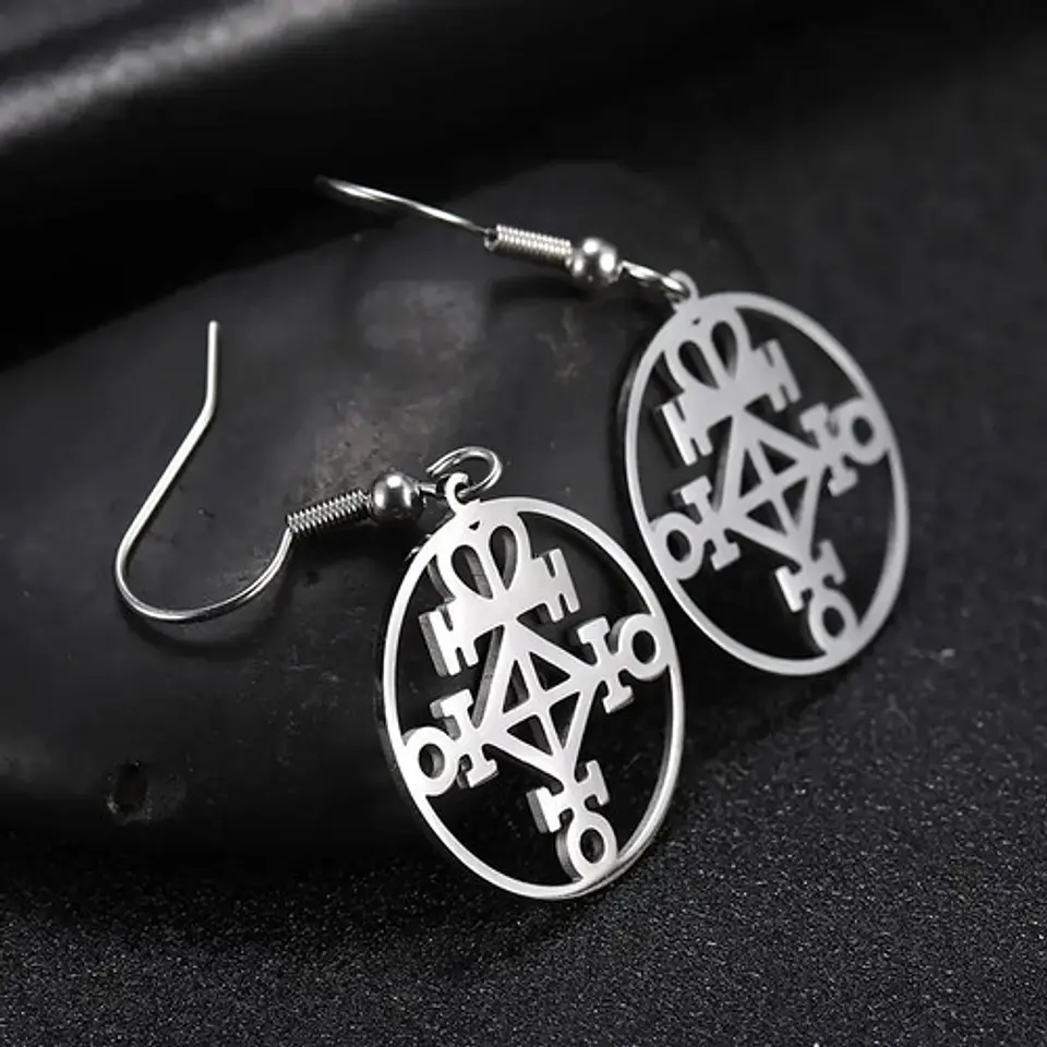 Aretes Pendientes Color Plata Amor Acero Inoxidable Mujer 3