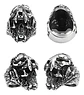 Anillo Cráneo Skull Diente De Sable Acero Inoxidable Hombre - Miniatura 2