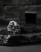 Anillo Cráneo Skull Diente De Sable Acero Inoxidable Hombre - Miniatura 6