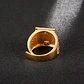 Anillo Ajustable Color Oro Budismo Buda Tallado Para Hombre - Miniatura 7