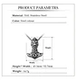 Collar Vikingo Amuleto Odin Nórdico Acero Inoxidable Hombre - Miniatura 5