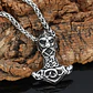 Collar Vikingo Amuleto Odin Nórdico Acero Inoxidable Hombre - Miniatura 8