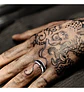 Anillo Mágico Runas Color Plata Acero Inoxidable Para Hombre - Miniatura 4