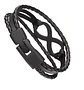 Pulsera Manilla Brazalete Cuero Infinito Para Hombre Y Mujer - Miniatura 1