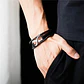 Pulsera Manilla Brazalete Cuero Infinito Para Hombre Y Mujer - Miniatura 2