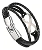 Pulsera Manilla Brazalete Cuero Infinito Para Hombre Y Mujer - Miniatura 4