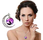Collar Lobo Vikingo Nórdico Luna Color Plata Mujer Y Hombre - Miniatura 2