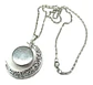 Collar Lobo Vikingo Nórdico Luna Color Plata Mujer Y Hombre - Miniatura 3