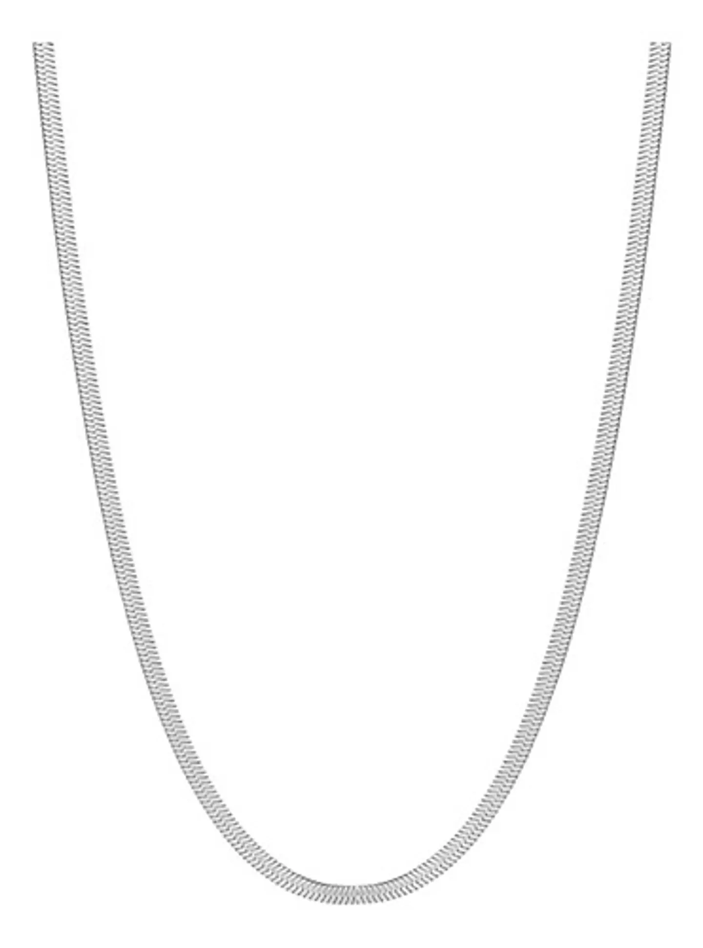 Cadena Serpiente 3mm Color Oro Acero Inoxidable Hombre Mujer 11
