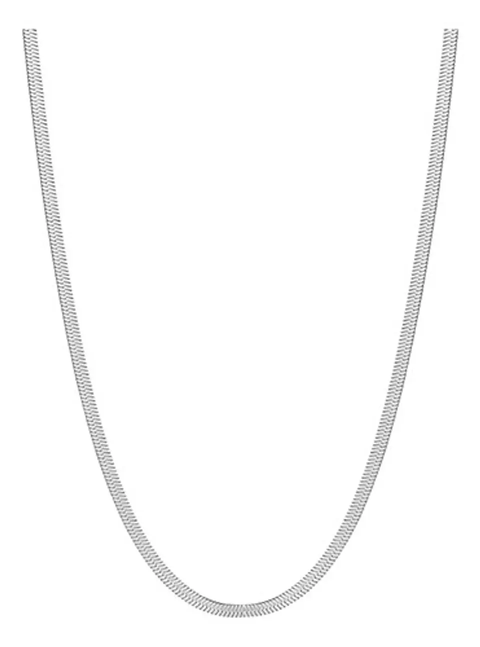 Cadena Serpiente 3mm Color Oro Acero Inoxidable Hombre Mujer 11