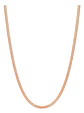 Cadena Serpiente 3mm Color Oro Acero Inoxidable Hombre Mujer - Miniatura 21