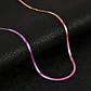 Cadena Serpiente 3mm Color Oro Acero Inoxidable Hombre Mujer - Miniatura 37