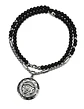Collar Color Plata Ojo De Horus Acero Inoxidable Para Hombre - Miniatura 2