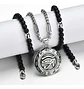 Collar Color Plata Ojo De Horus Acero Inoxidable Para Hombre - Miniatura 4