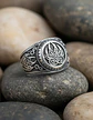 Anillo Para Hombres Vikingo Garra Oso Color Plata De Acero - Miniatura 3