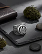 Anillo Para Hombres Vikingo Garra Oso Color Plata De Acero - Miniatura 6