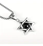 Collar Estrella De David Color Plata Acero Inoxidable Hombre - Miniatura 10