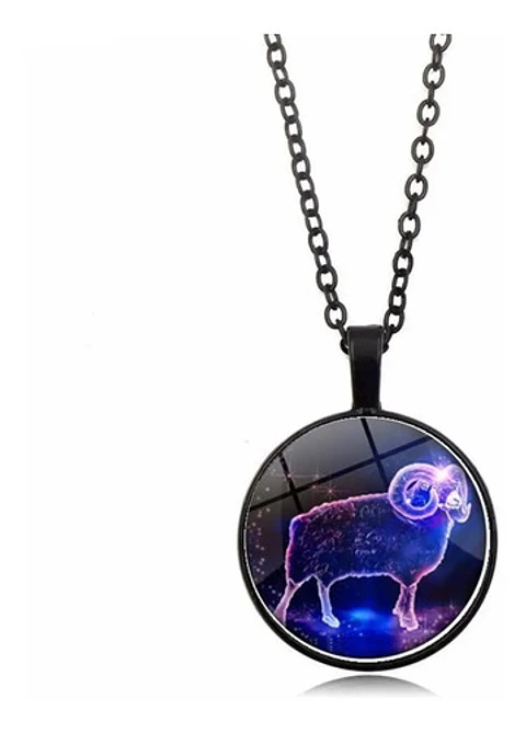 Collar Constelaciones Signos Zodiacales Galaxia Mujer Hombre