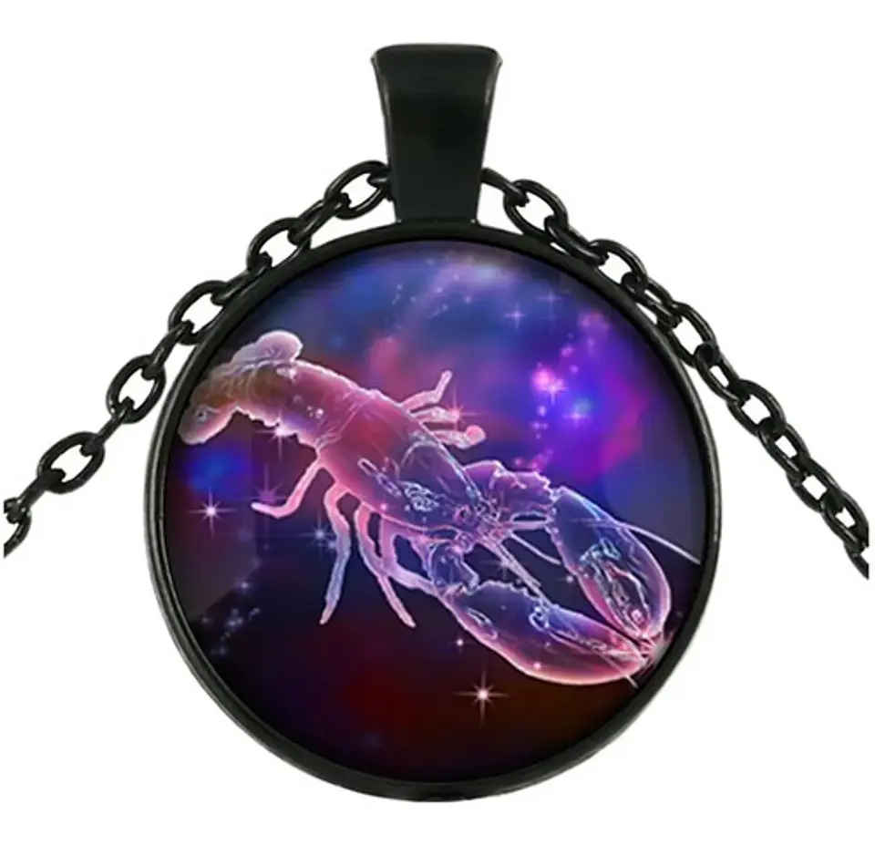 Collar Constelaciones Signos Zodiacales Galaxia Mujer Hombre 4
