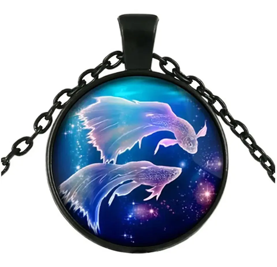 Collar Constelaciones Signos Zodiacales Galaxia Mujer Hombre 6