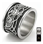Anillo Vikingo Huginn Y Muninn Odin Acero Inoxidable Hombre - Miniatura 1