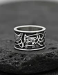 Anillo Vikingo Huginn Y Muninn Odin Acero Inoxidable Hombre - Miniatura 6