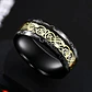 Anillo Dragón Patron Color Oro Acero Inoxidable Para Hombre - Miniatura 11