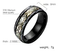 Anillo Dragón Patron Color Oro Acero Inoxidable Para Hombre - Miniatura 12