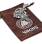 Collar Vikingo Odin Amuleto Plateado Acero Inoxidable Hombre - Miniatura 2