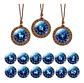 Collar Madera Constelaciones Signos Zodiacales Mujer Hombre - Miniatura 1