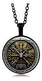 Collar Cristal Valknut Vikingo Pagano Amuleto Hombre Y Mujer - Miniatura 15