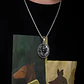 Collar Vikingo Lobo Runa Color Plata Acero Inoxidable Hombre - Miniatura 4