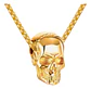 Collar Biker Cráneo Color Plata Acero Inoxidable Para Hombre - Miniatura 8