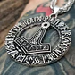 Collar Vikingo Para Hombre Mujer Dije Martillo Mjolnir Runas - Miniatura 5