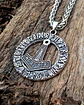 Collar Vikingo Para Hombre Mujer Dije Martillo Mjolnir Runas - Miniatura 9