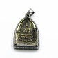 Collar Cúpula De Cristal Buda Suerte Acero Inoxidable Hombre - Miniatura 11