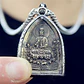 Collar Cúpula De Cristal Buda Suerte Acero Inoxidable Hombre - Miniatura 13