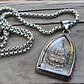 Collar Cúpula De Cristal Buda Suerte Acero Inoxidable Hombre - Miniatura 17
