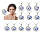 Collar Color Plata Luna Signos Zodiacales Constelación Mujer - Miniatura 2
