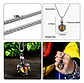 Collar Para Hombres Y Mujeres Dije Cráneo Ojo Mal Calavera - Miniatura 2