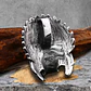 Collar Para Hombre Con Dije Jefe Indio Cráneo Punk De Acero - Miniatura 12