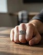 Anillo Vikingo Amuleto Valknut Odin Acero Inoxidable Hombre - Miniatura 3