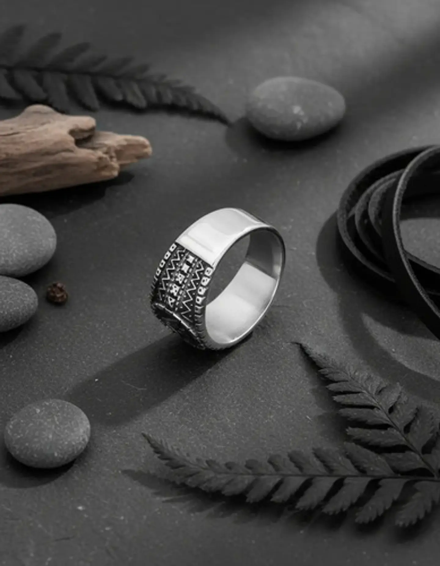Anillo Vikingo Amuleto Valknut Odin Acero Inoxidable Hombre 7
