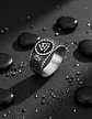 Anillo Vikingo Amuleto Valknut Odin Acero Inoxidable Hombre - Miniatura 9