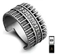 Anillo Para Hombres Vikingo Amuleto Runas Futhark De Acero - Miniatura 1
